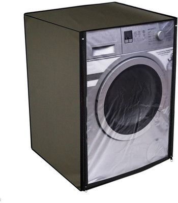 Nitasha Front Loading Washing Machine  Cover(Width: 71 cm, Green)