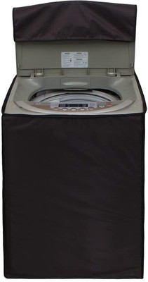 Wings Star Top Loading Washing Machine  Cover(Width: 66 cm, Brown)