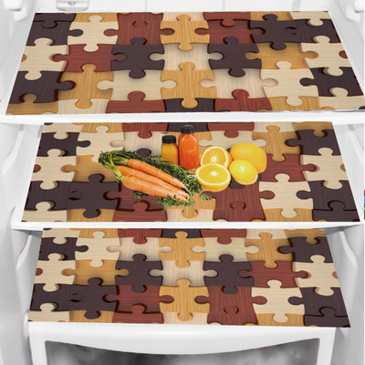 REVEXO Fridge Mat(Width: 44 cm, Multicolor)
