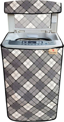 GURU-ISHMA Top Loading Washing Machine  Cover(Width: 58.24 cm, Grey, Black)