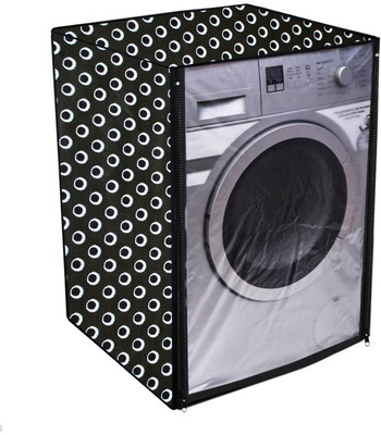Nitasha Front Loading Washing Machine  Cover(Width: 60 cm, Grey, White, Green)