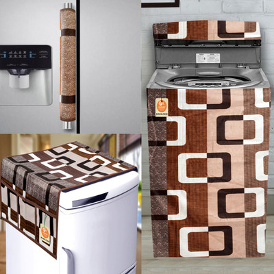 Kanushi Industries Top Loading Washing Machine  Cover(Width: 58.42 cm, Brown)