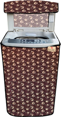 GURU-ISHMA Top Loading Washing Machine  Cover(Width: 58.3 cm, Brown, White)
