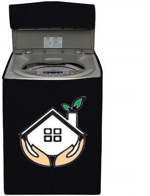 Delideal Top Loading Washing Machine  Cover(Width: 72 cm, Black)