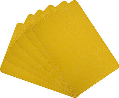 KUBER INDUSTRIES Fridge Mat(Width: 48 cm, Yellow)