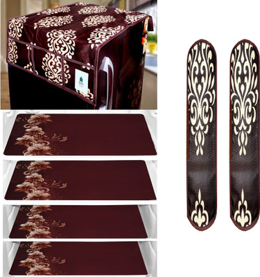GRISHA Refrigerator  Cover(Width: 53 cm, Brown)