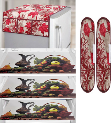 Groki Fridge Mat(Width: 53.54 cm, RED)