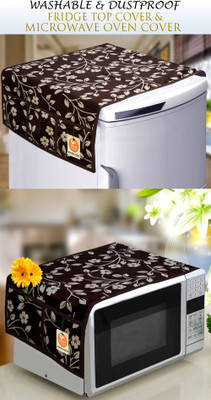 Kanushi Industries Microwave Oven  Cover(Width: 86 cm, Brown)