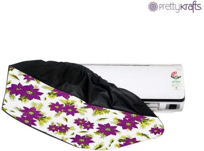 Delideal Air Conditioner  Cover(Width: 44 cm, Purple, White)