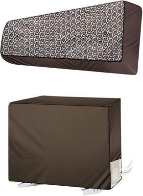 Lala Maneet Air Conditioner  Cover(Width: 114.3 cm, Brown Round)