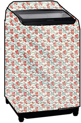 Delideal Top Loading Washing Machine  Cover(Width: 53 cm, Orange, Green)