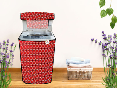 GURU-ISHMA Top Loading Washing Machine  Cover(Width: 58.42 cm, red)