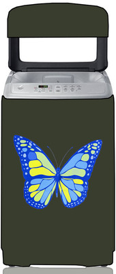 KVAR Top Loading Washing Machine  Cover(Width: 74 cm, Green)
