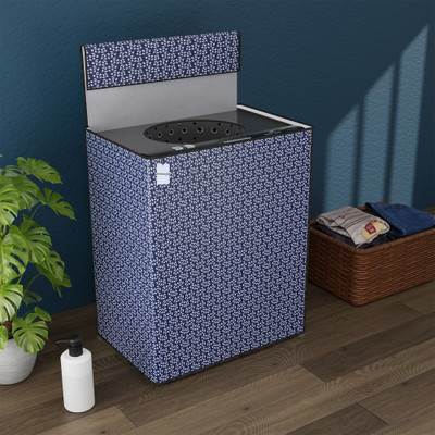 HOMESTIC Top Loading Washing Machine  Cover(Width: 70 cm, Blue, White)