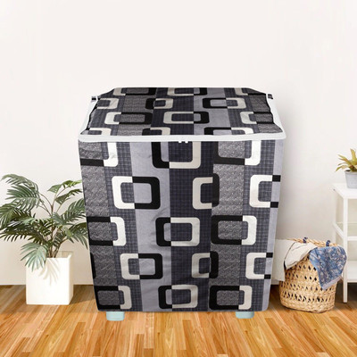 E-Retailer Semi-Automatic Washing Machine  Cover(Width: 84 cm, Black)