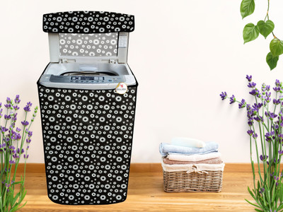 GURU ISHMA Top Loading Washing Machine  Cover(Width: 58.42 cm, black)