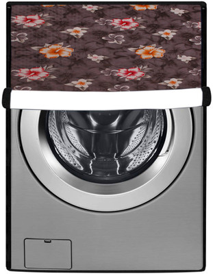 KVER KINGMATTERS Front Loading Washing Machine  Cover(Width: 69 cm, Orange, Brown)