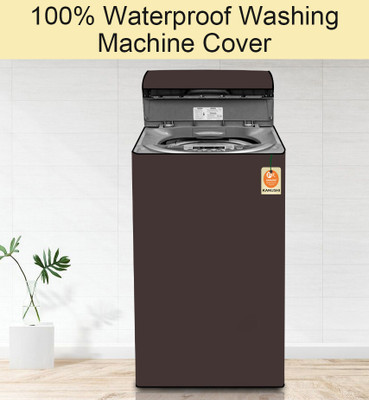 Flipkart SmartBuy Top Loading Washing Machine  Cover(Width: 55 cm, Coffee)