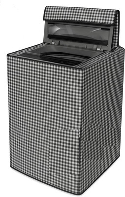 VP Creation Top Loading Washing Machine  Cover(Width: 55 cm, BLACK & WHITE)