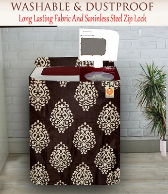 Kanushi Industries Semi-Automatic Washing Machine  Cover(Width: 83 cm, Brown)