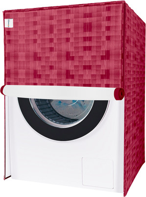 HOMESTIC Front Loading Washing Machine  Cover(Width: 59 cm, Maroon)