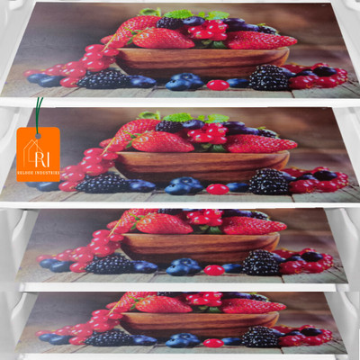 RELOOK INDUSTRIES Fridge Mat(Width: 45 cm, BLACK)
