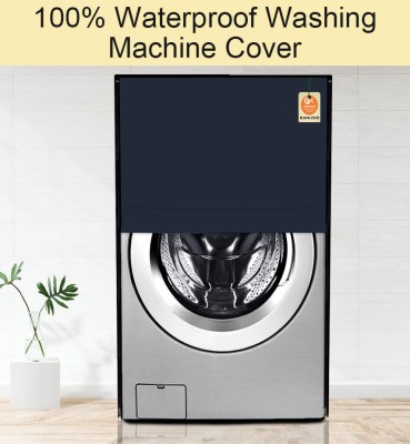 Kanushi Industries Front Loading Washing Machine  Cover(Width: 58.42 cm, Navy Blue)