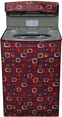 LITHARA Top Loading Washing Machine  Cover(Width: 60.96 cm, Brown, Blue)