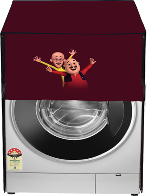 Delideal Front Loading Washing Machine  Cover(Width: 53 cm, Maroon)