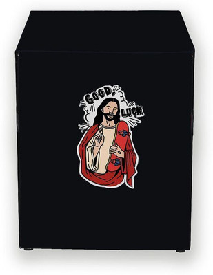 Hizing Front Loading Washing Machine  Cover(Width: 67 cm, Black, Red)