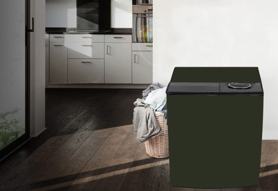 Hillberg Semi-Automatic Washing Machine  Cover(Width: 81.1 cm, Green)