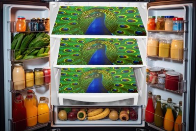 SANRAKSSHAN Fridge Mat(Width: 32 cm, Multicolor)