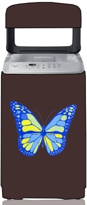 KVAR Top Loading Washing Machine  Cover(Width: 77 cm, Brown)