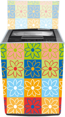 HomeStore-YEP Top Loading Washing Machine  Cover(Width: 56 cm, MultiFlowers)