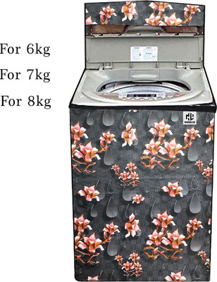 NOVALIX Top Loading Washing Machine  Cover(Width: 59 cm, Red)