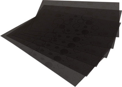 KUBER INDUSTRIES Fridge Mat(Width: 48 cm, Black)