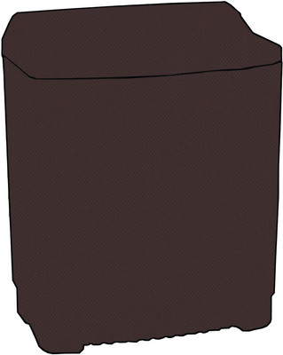 JM Homefurnishings Semi-Automatic Washing Machine  Cover(Width: 83 cm, Brown)