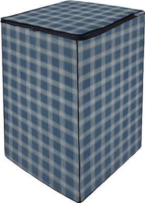 Glassiano Front Loading Washing Machine  Cover(Width: 60.96 cm, Grey, Beige)