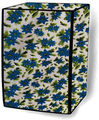 SAVEIT Front Loading Washing Machine  Cover(Width: 92 cm, Blue, Off White)
