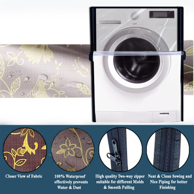 SAVEIT Front Loading Washing Machine  Cover(Width: 63 cm, Multicolor)