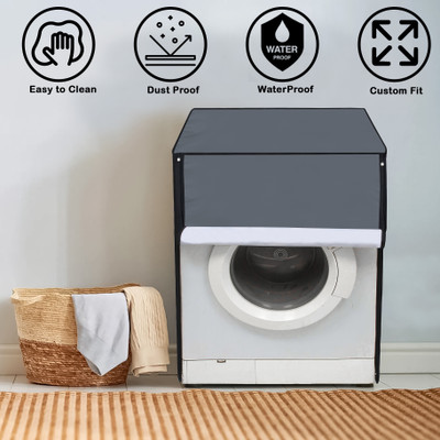Glory Care Front Loading Washing Machine  Cover(Width: 60 cm, Grey)