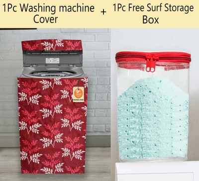 Kanushi Industries Top Loading Washing Machine  Cover(Width: 55 cm, Maroon)