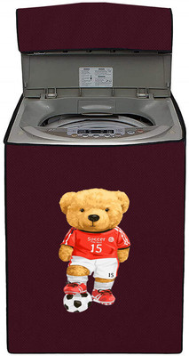 Delideal Top Loading Washing Machine  Cover(Width: 68 cm, Maroon)