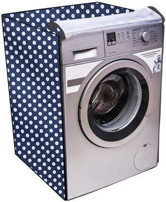 Archistylo Front Loading Washing Machine  Cover(Width: 68 cm, Blue, White)