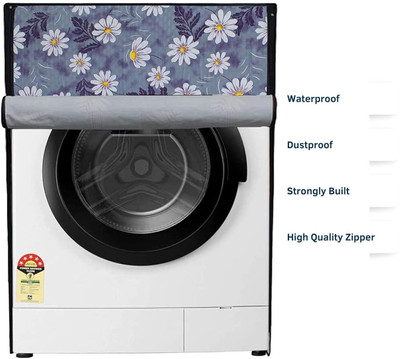 Advi Front Loading Washing Machine  Cover(Width: 61 cm, BLUE)