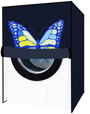 Delideal Front Loading Washing Machine  Cover(Width: 65 cm, Blue)
