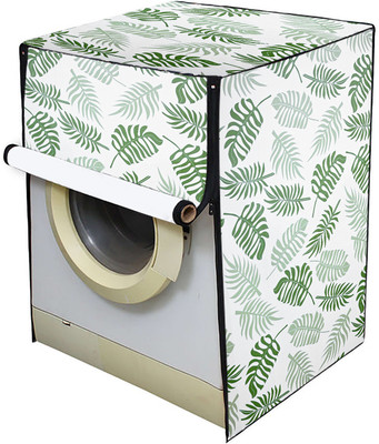 KingMatters Front Loading Washing Machine  Cover(Width: 61 cm, Green, White)
