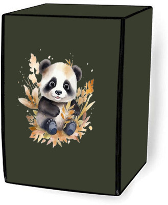 Delideal Front Loading Washing Machine  Cover(Width: 62 cm, Green)