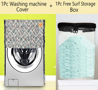 Kanushi Industries Front Loading Washing Machine  Cover(Width: 58 cm, Grey)