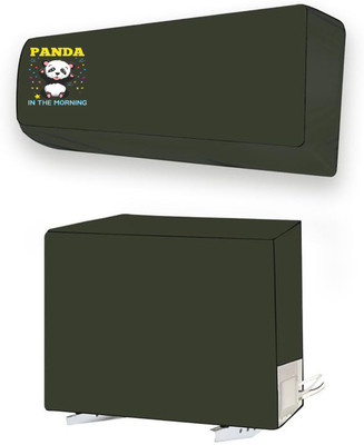 ME AND ME Air Conditioner  Cover(Width: 127.9 cm, Green)